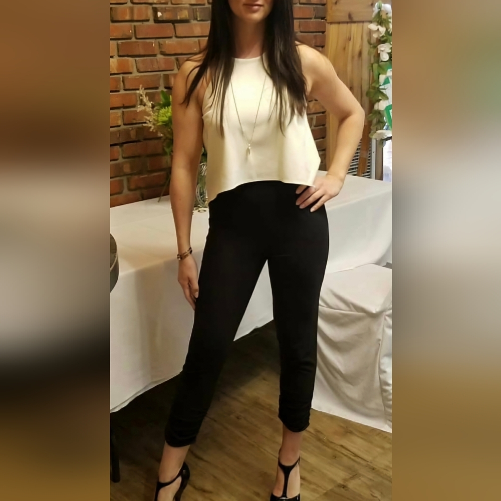 Design Lab Formal Jumpsuit sleeveless cutout back keyhole xs